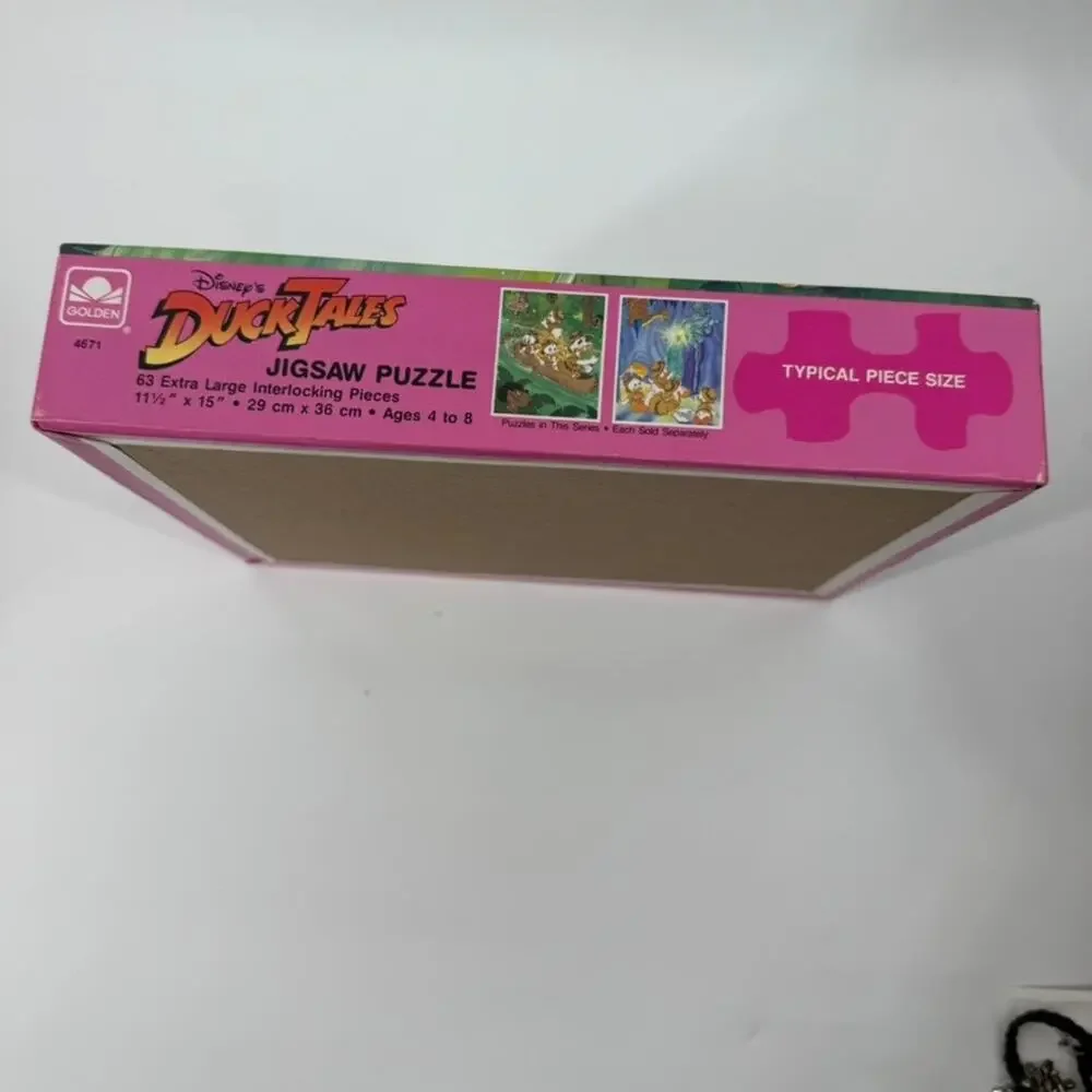 Disney DuckTales 63 Piece Jigsaw Puzzle  Factory Sealed Vintage Golden #4671